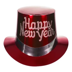 New Windy City Novelties New Year's Metallic Top Hats