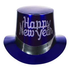 New Windy City Novelties New Year's Metallic Top Hats