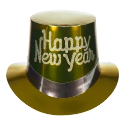 New Windy City Novelties New Year's Metallic Top Hats