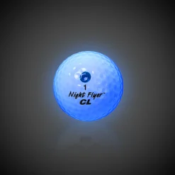 Windy City Novelties Night Flyer LED Blue Constant-On Golf Ball