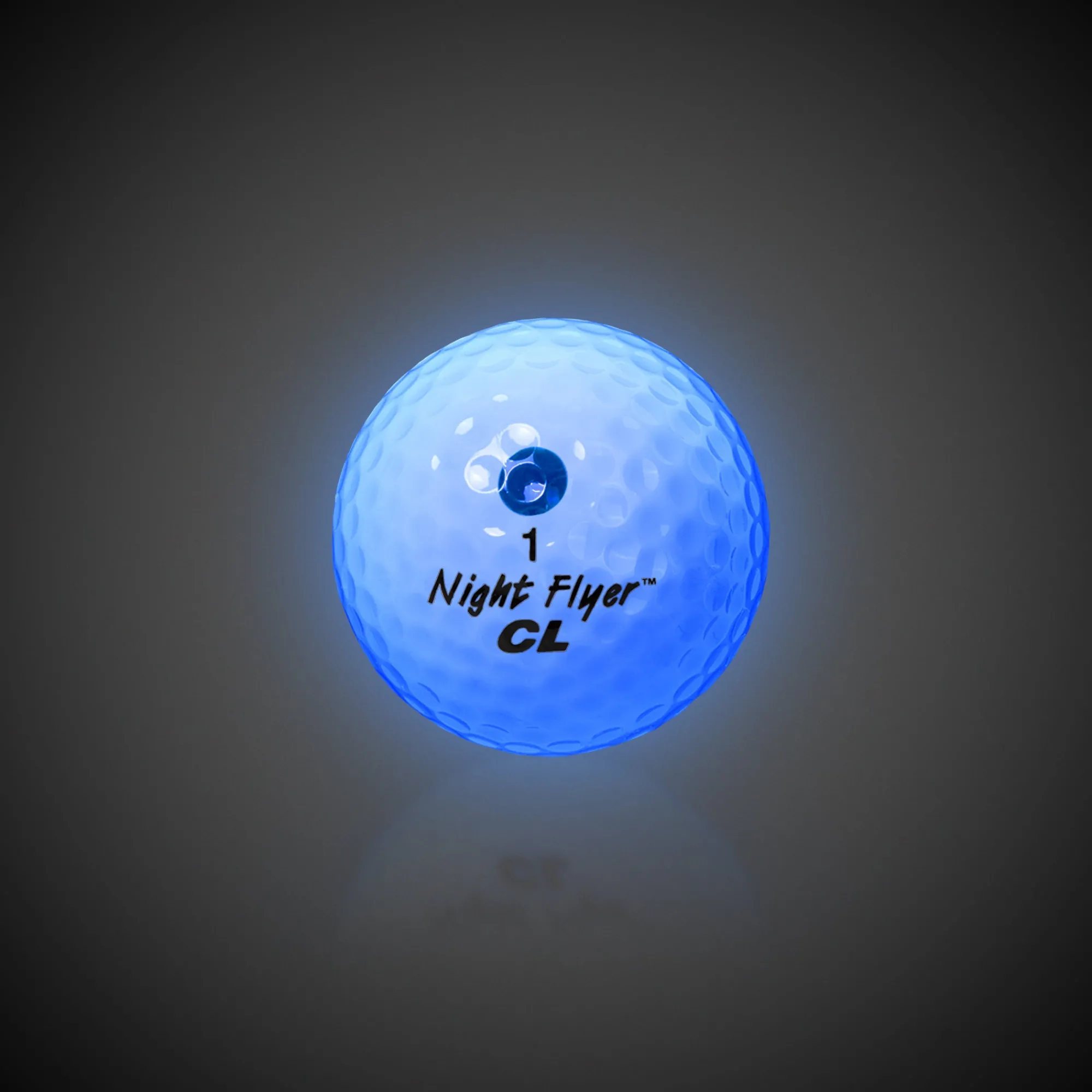 Windy City Novelties Night Flyer LED Blue Constant-On Golf Ball