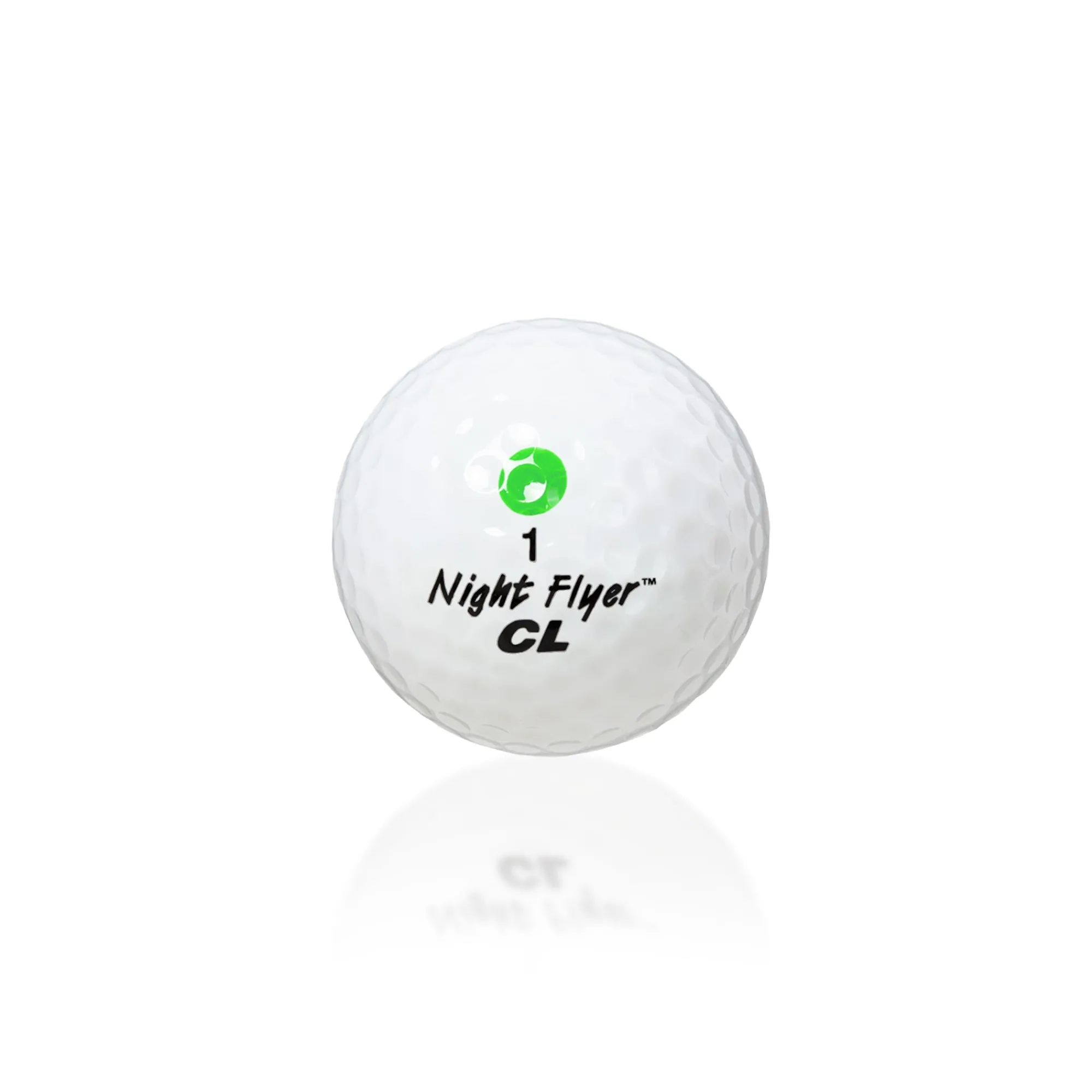 Windy City Novelties Night Flyer LED Green Constant-On Golf Ball