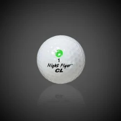 Windy City Novelties Night Flyer LED Green Constant-On Golf Ball