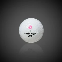 Windy City Novelties Night Flyer LED Pink Constant-On Golf Ball