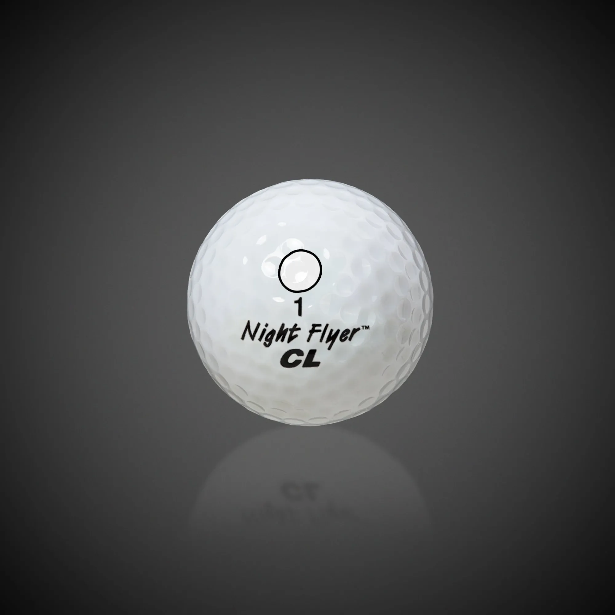Best Windy City Novelties Night Flyer LED White Constant-On Golf Ball