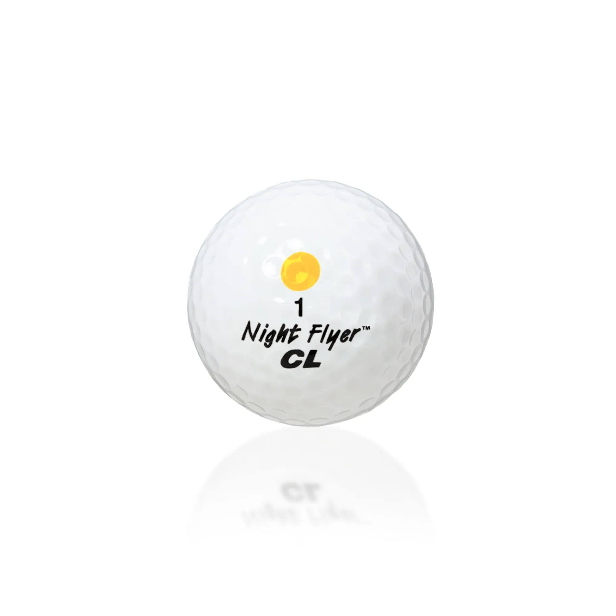 Clearance Windy City Novelties Night Flyer LED Yellow Constant-On Golf Ball