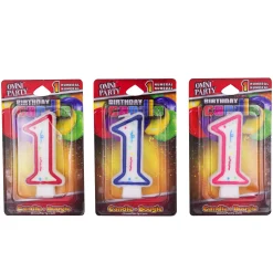 Clearance Windy City Novelties Number '1' Candles