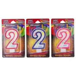 Windy City Novelties Number '2' Candles