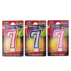 Clearance Windy City Novelties Number '7' Candles