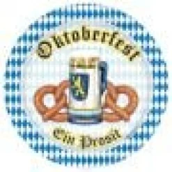Outlet Windy City Novelties Oktoberfest Pretzels 9" Plates