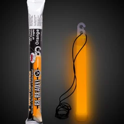 Hot Windy City Novelties Be Ready Glow Safety 6" Stick Orange