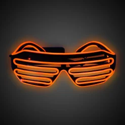 Sale Windy City Novelties Orange EL Wire Slotted Shades