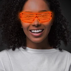 Sale Windy City Novelties Orange EL Wire Sound Activated Shades