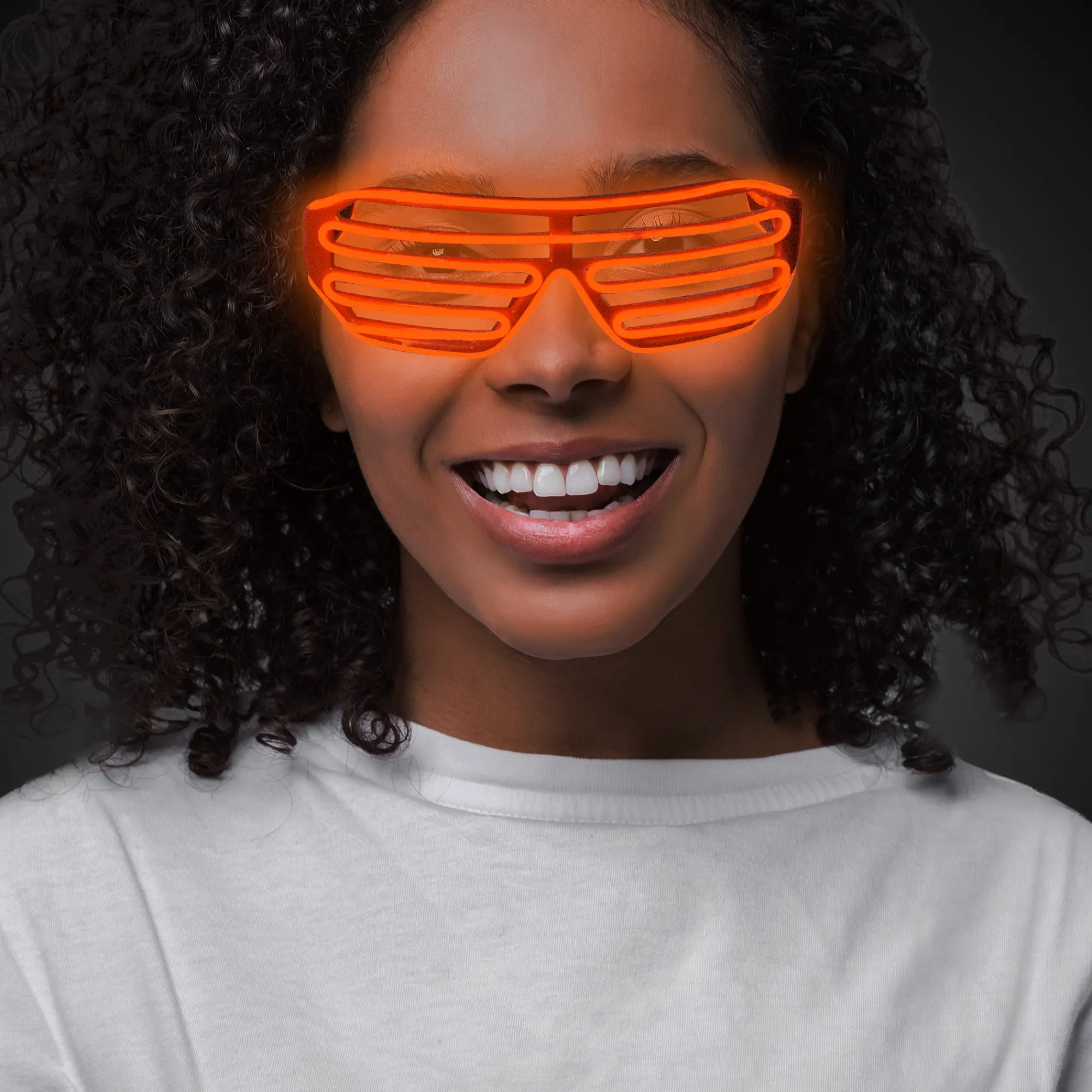 Sale Windy City Novelties Orange EL Wire Sound Activated Shades