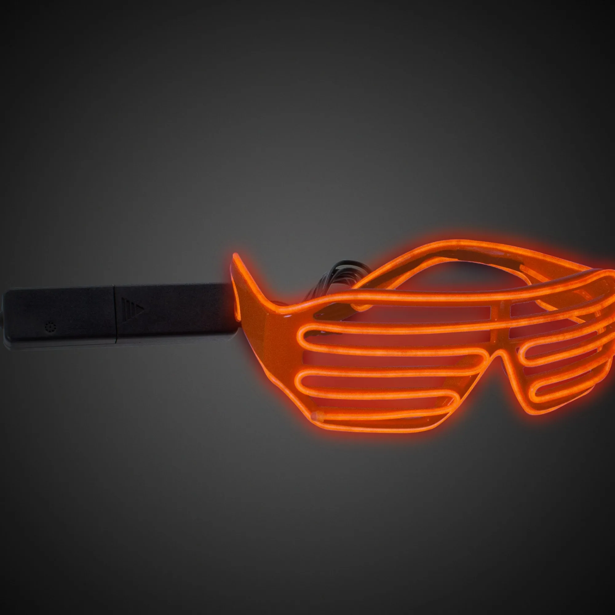 Sale Windy City Novelties Orange EL Wire Sound Activated Shades