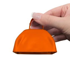 Hot Windy City Novelties Metal Cowbells Orange