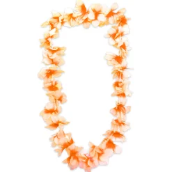 Hot Windy City Novelties Silk Flower 36" Leis Orange