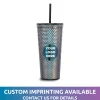 Outlet Windy City Novelties 24 oz. Black Diamond Studded Tumbler