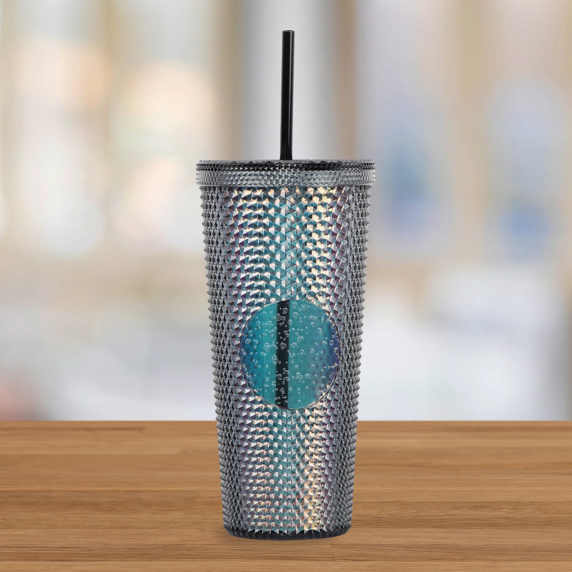 Outlet Windy City Novelties 24 oz. Black Diamond Studded Tumbler