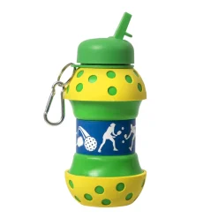 New Windy City Novelties 16 oz. Pickleball Collapsible Silicone Drinking Bottle