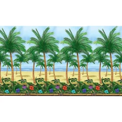 Discount Windy City Novelties Palm Tree Tropical Island Scene Setter