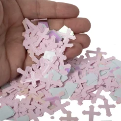 Discount Windy City Novelties Pastel Pink Cross Confetti