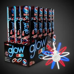 Best Windy City Novelties Patriotic Glow Bracelets Retail Counter Display