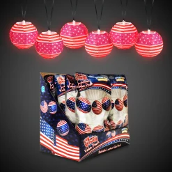 Online Windy City Novelties Patriotic Glow Lanterns Retail Display