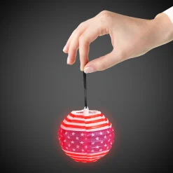 Online Windy City Novelties Patriotic Glow Lanterns Retail Display