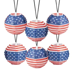 Clearance Windy City Novelties Patriotic Glow Lanterns Value Pack