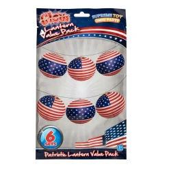 Clearance Windy City Novelties Patriotic Glow Lanterns Value Pack