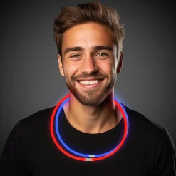 Windy City Novelties Patriotic Glow Necklaces Retail Counter Display