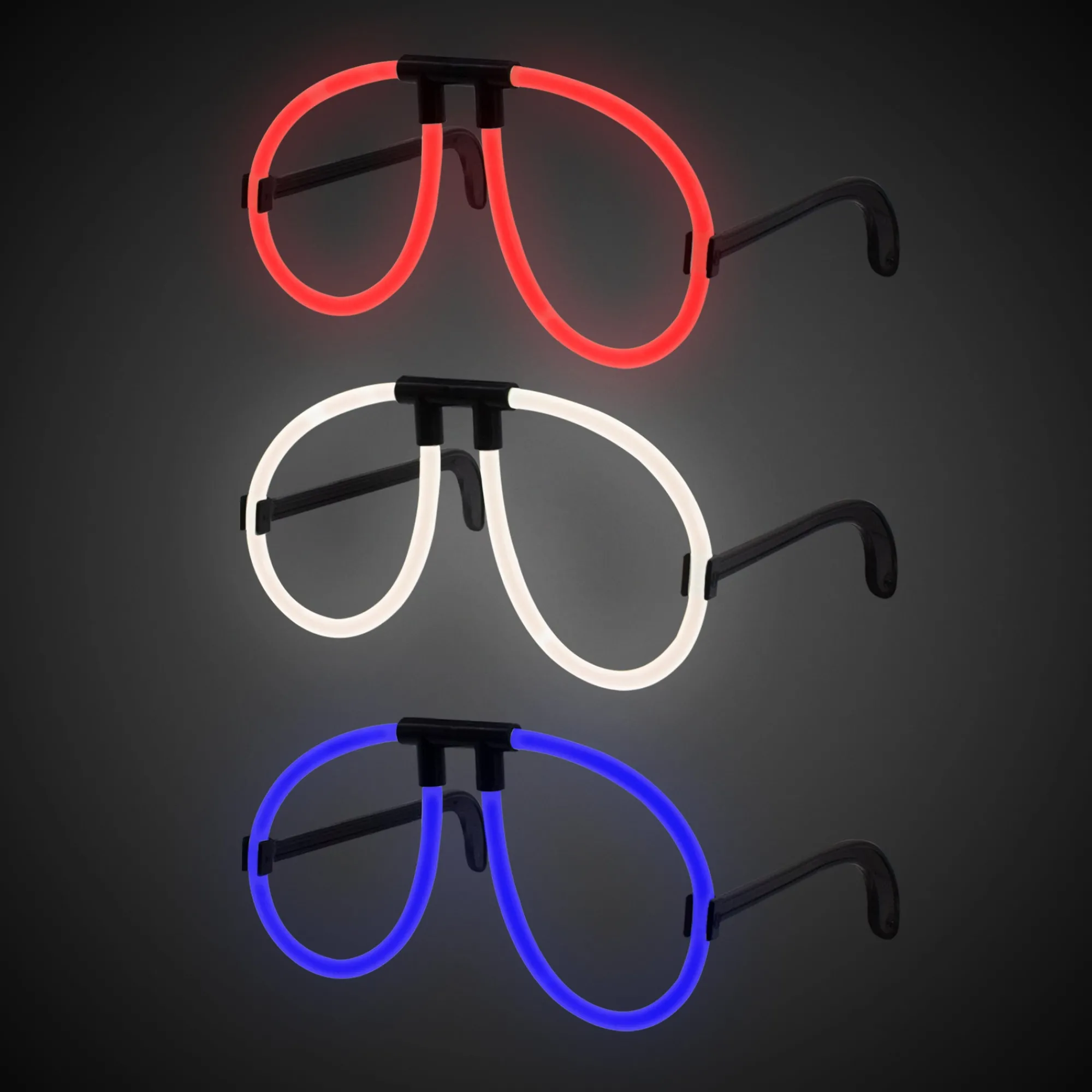 Hot Windy City Novelties Patriotic Glow Stars Value Pack