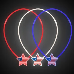 Hot Windy City Novelties Patriotic Glow Stars Value Pack