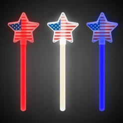 Hot Windy City Novelties Patriotic Glow Stars Value Pack