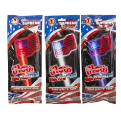 Clearance Windy City Novelties Patriotic Glow USA Flags Retail Counter Display