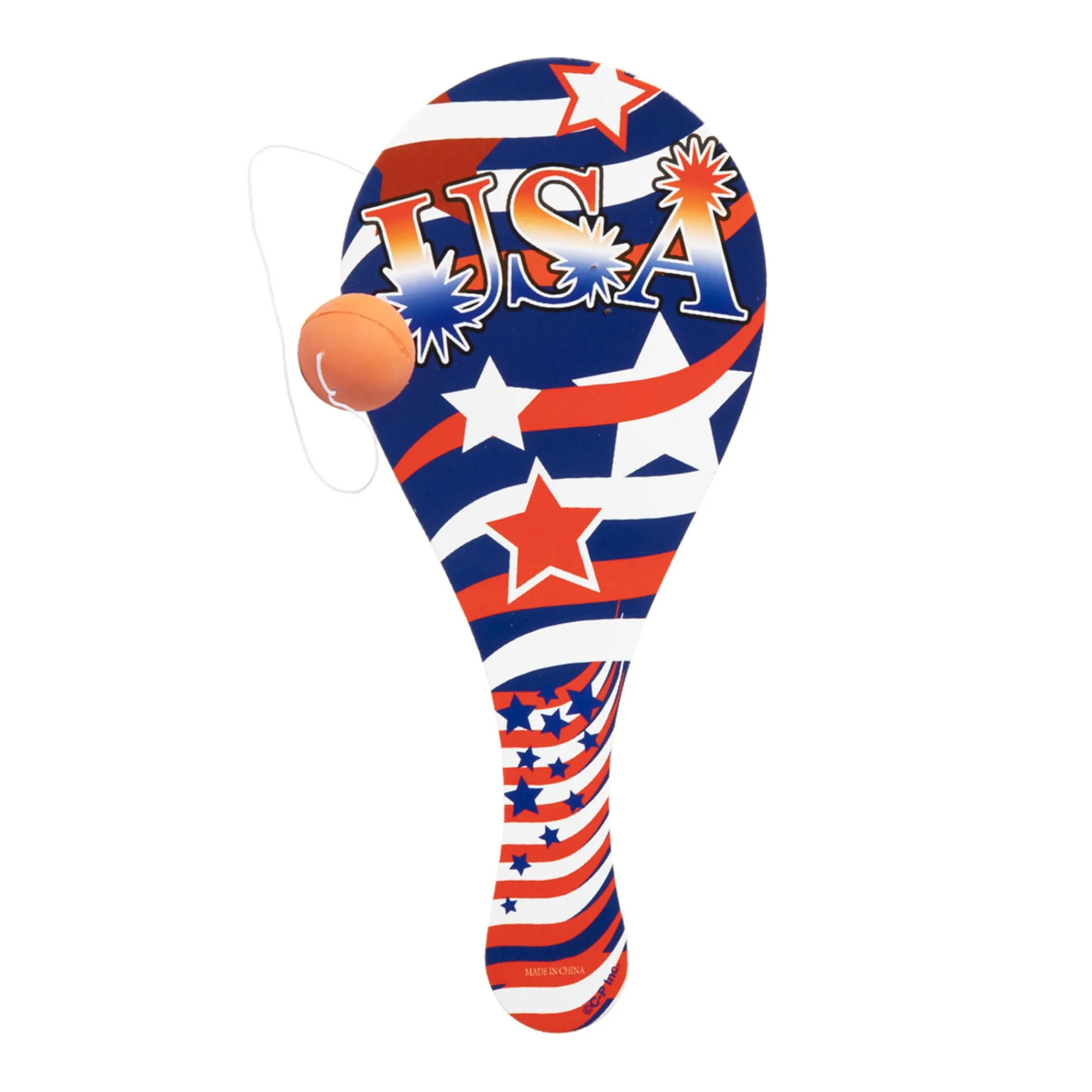 Hot Windy City Novelties Patriotic Paddle Balls