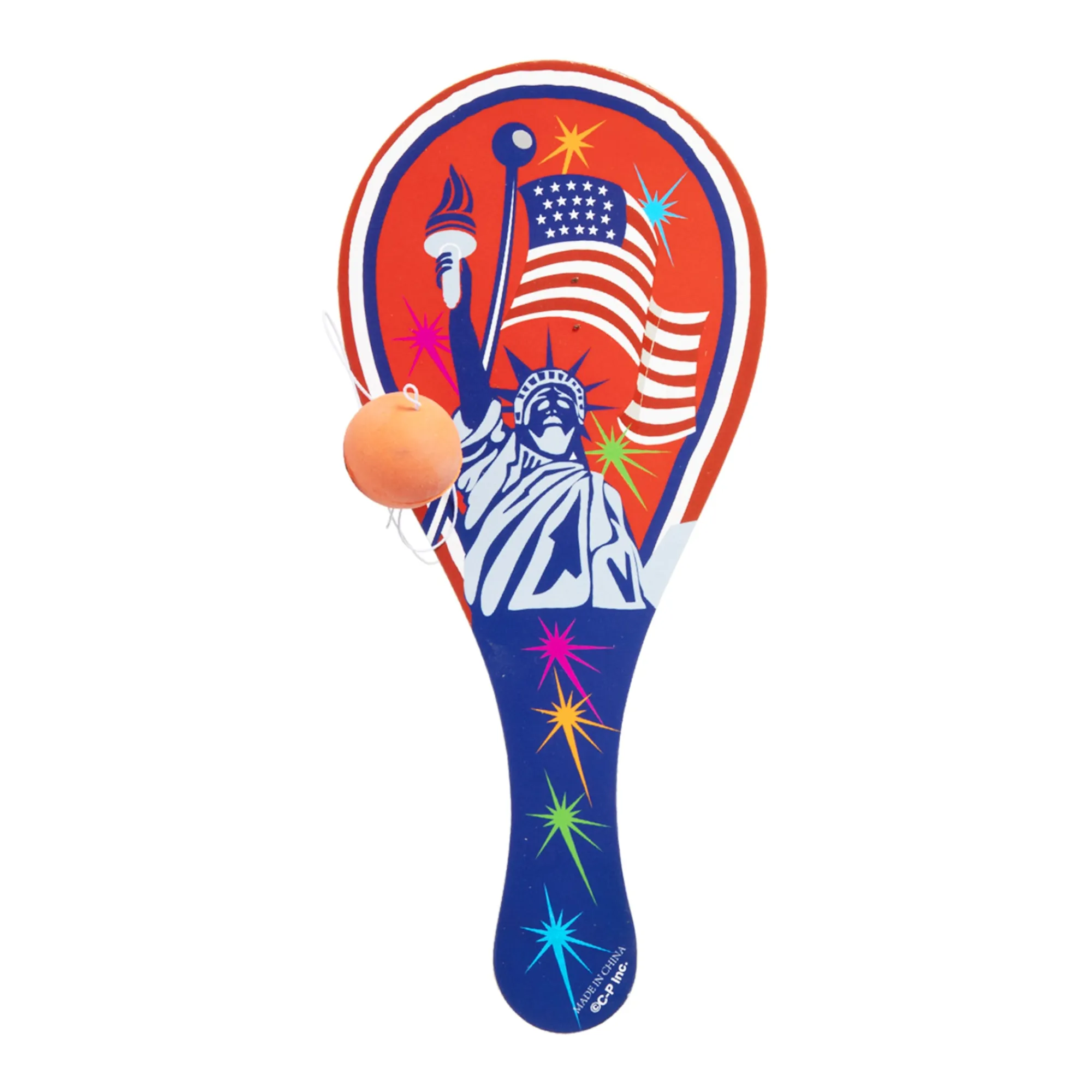 Hot Windy City Novelties Patriotic Paddle Balls