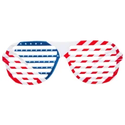 Windy City Novelties Patriotic Slotted Glasses