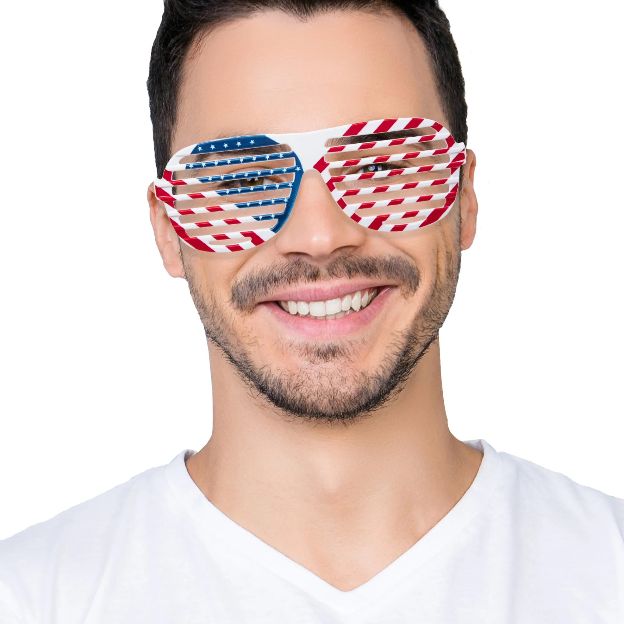 Windy City Novelties Patriotic Slotted Glasses