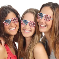 Windy City Novelties Patriotic Slotted Glasses