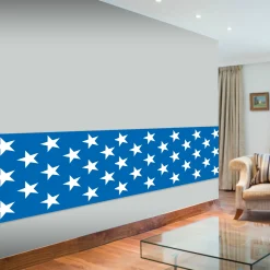 Outlet Windy City Novelties Patriotic Stars Room Roll