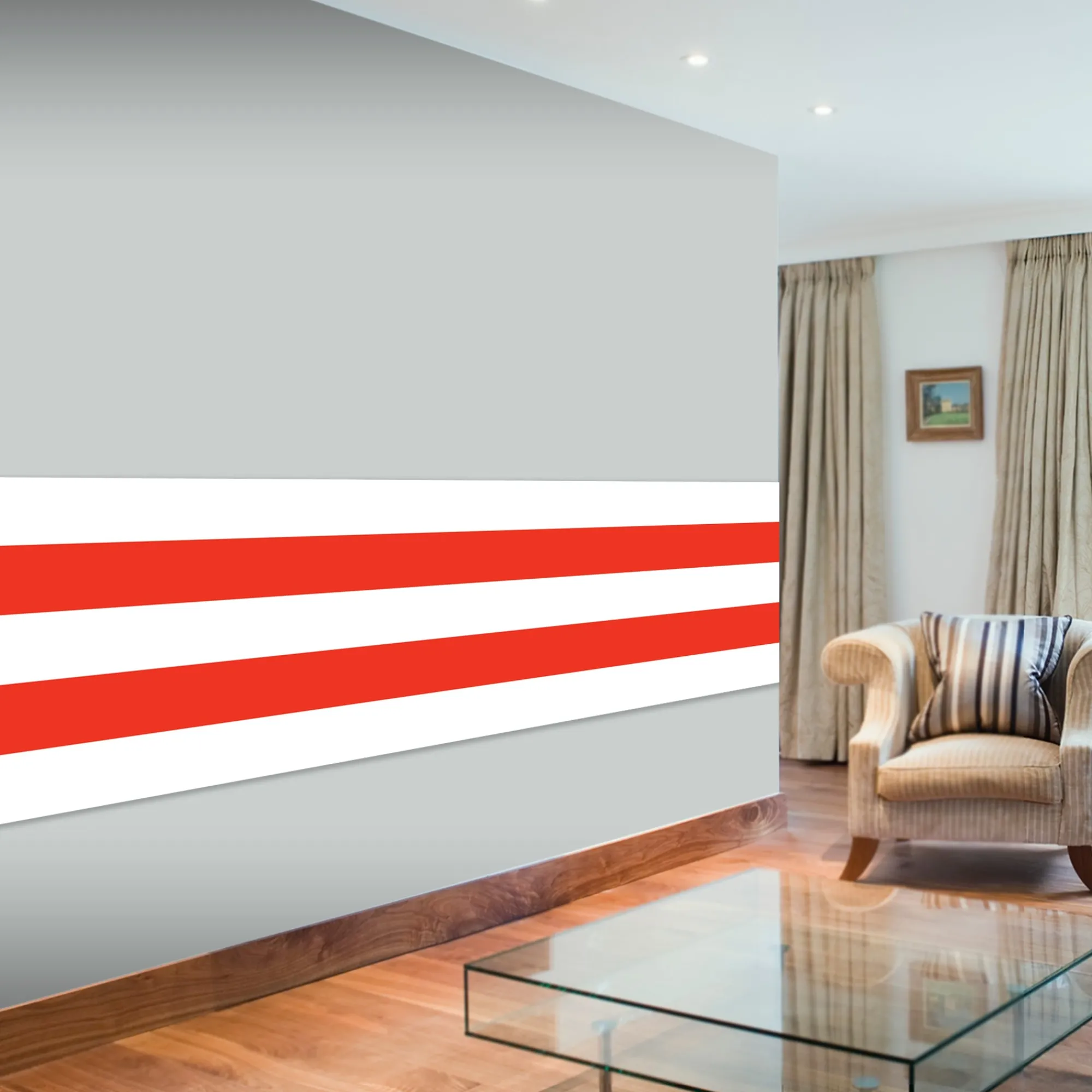 Discount Windy City Novelties Patriotic Stripes Room Roll