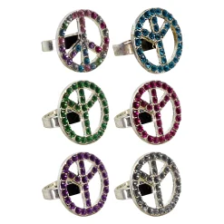 Discount Windy City Novelties Peace Bling Rings
