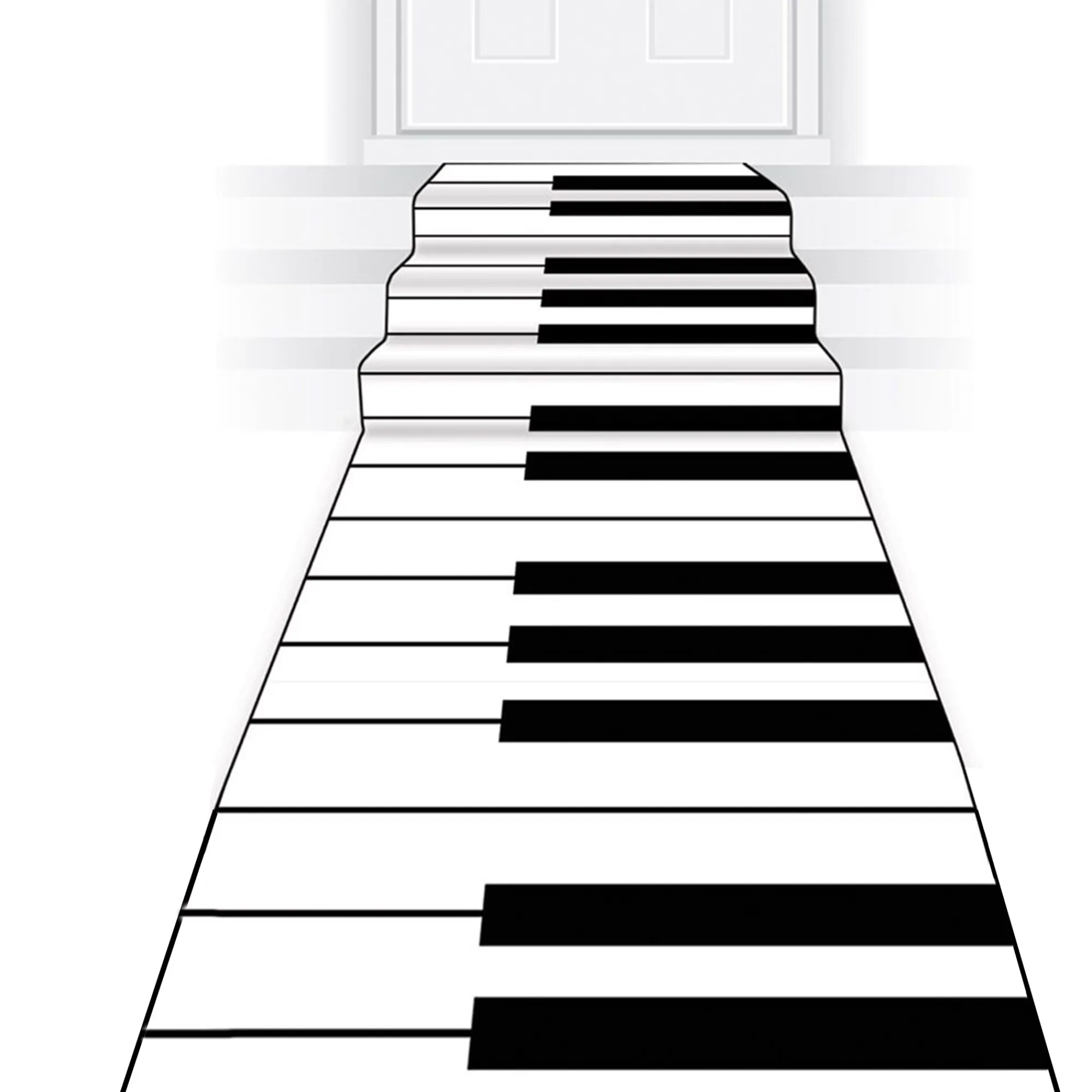 Discount Windy City Novelties Piano Keys Floor Runner