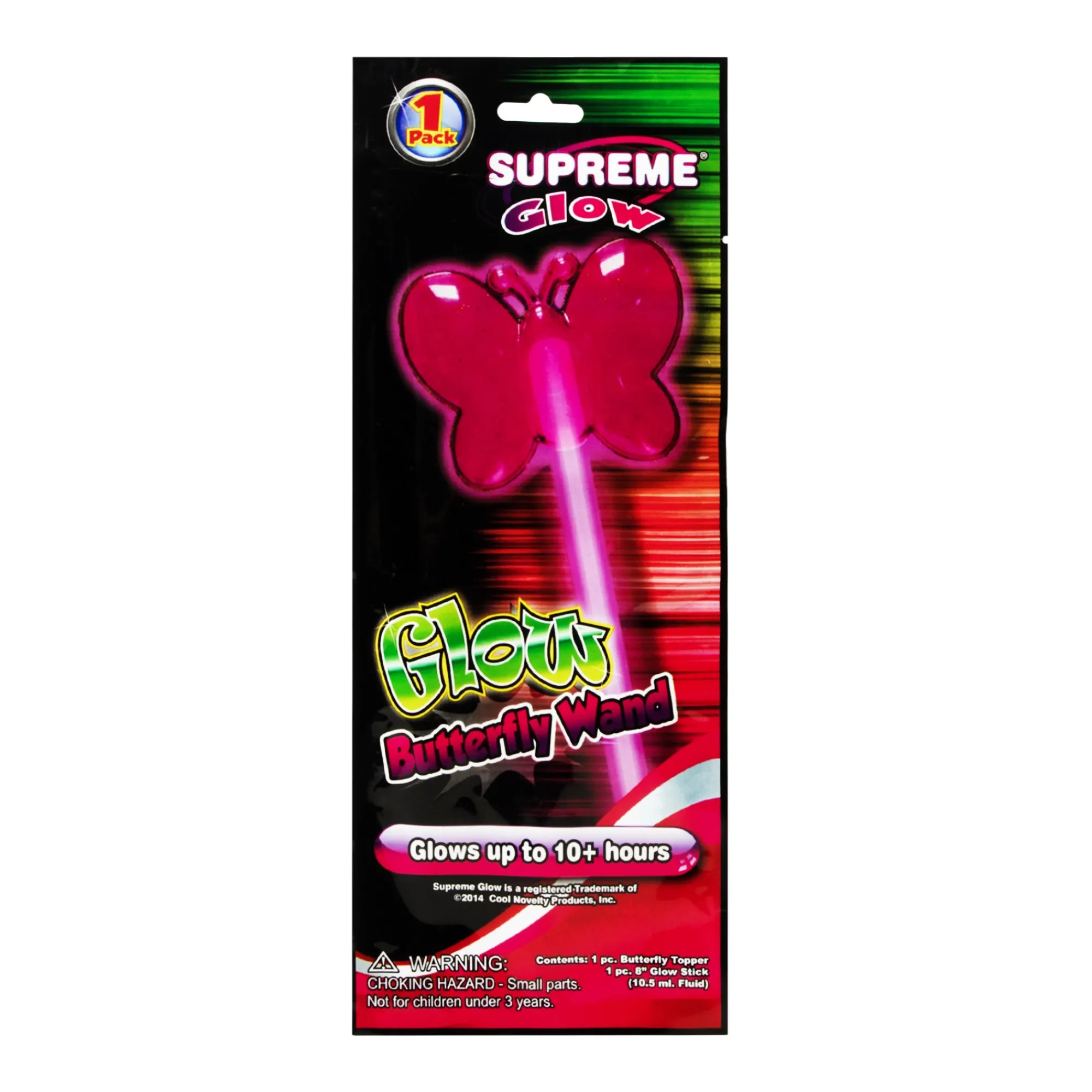 Sale Windy City Novelties Pink Butterfly Glow Wand