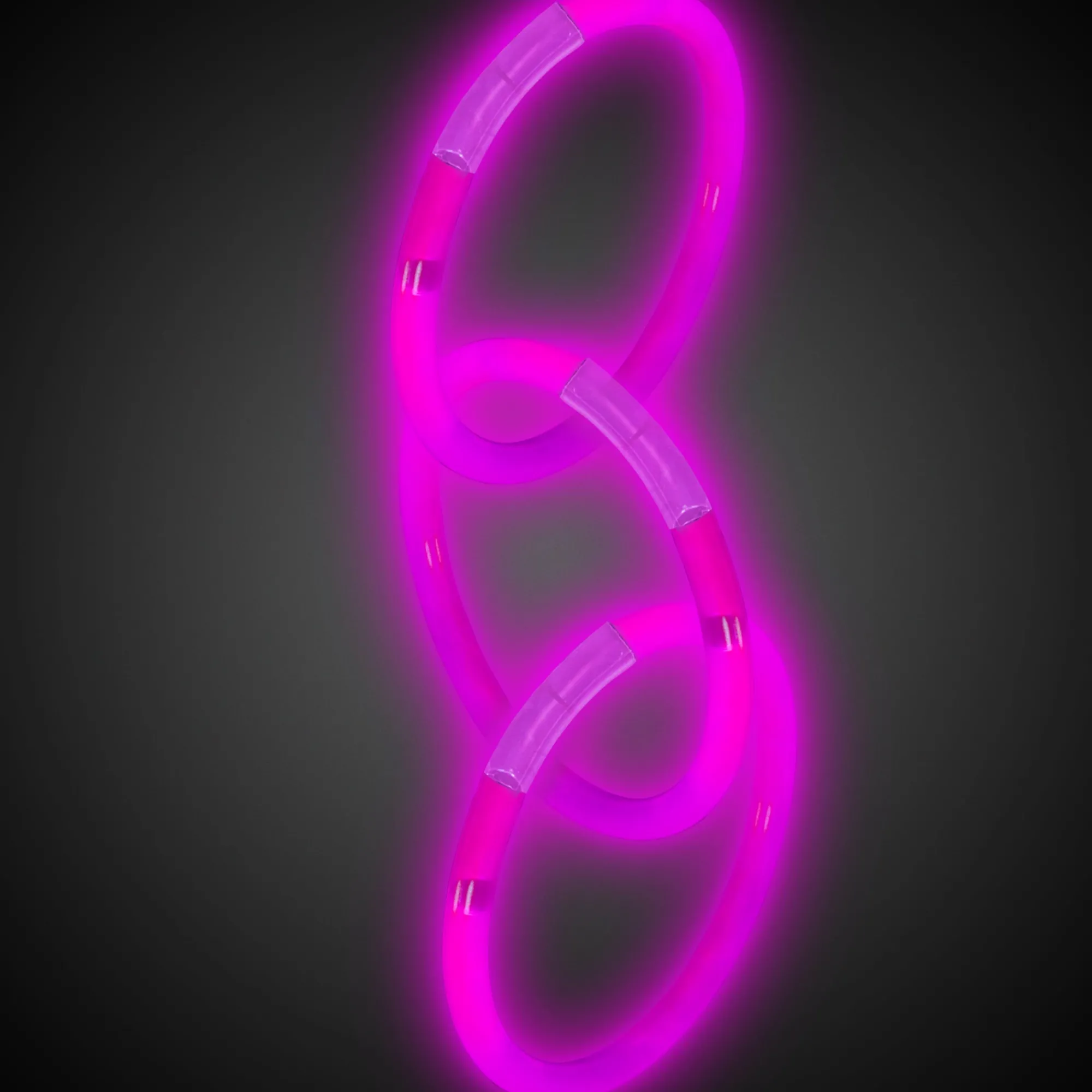 New Windy City Novelties 8" Glow Bracelets Pink