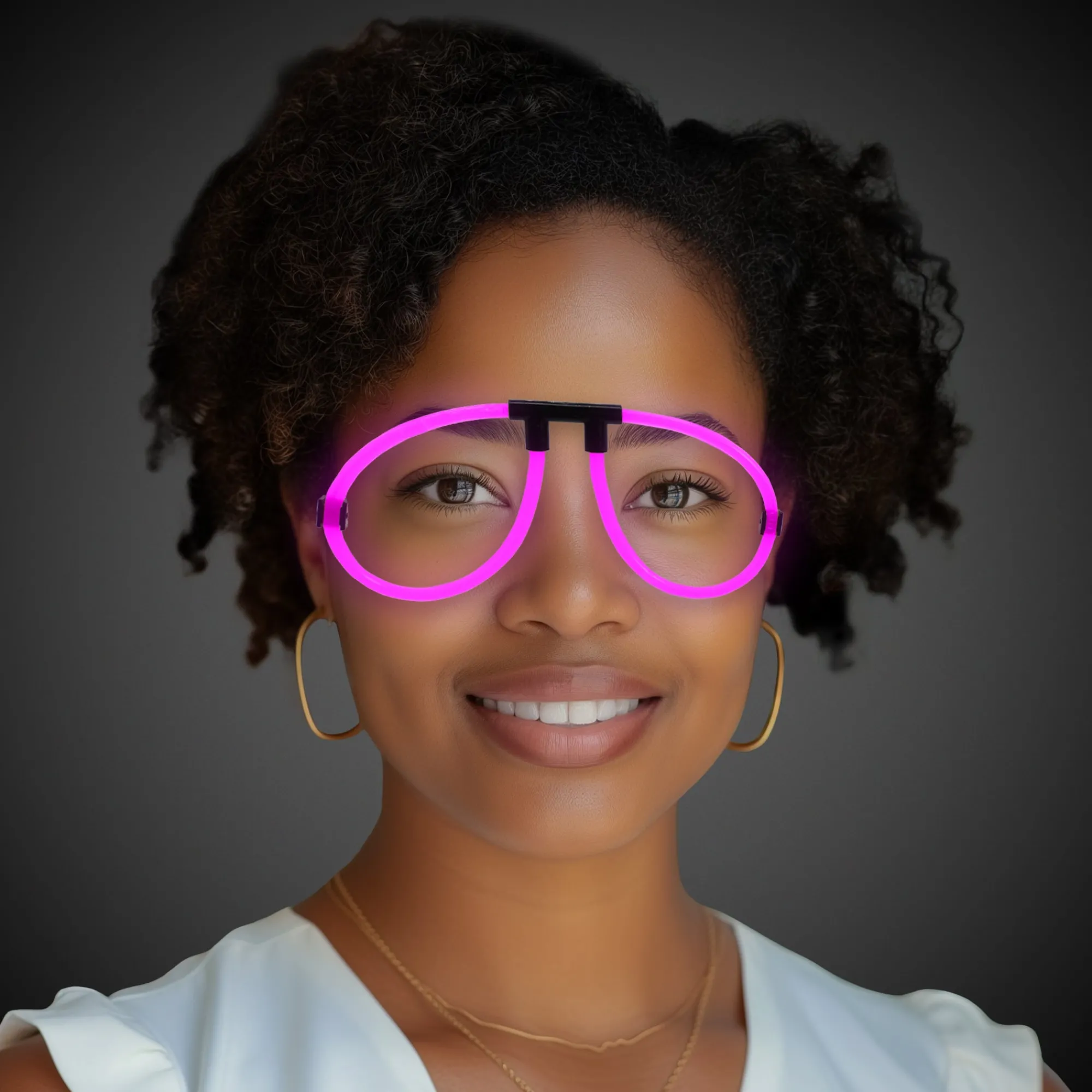Outlet Windy City Novelties Glow Eyeglasses Pink
