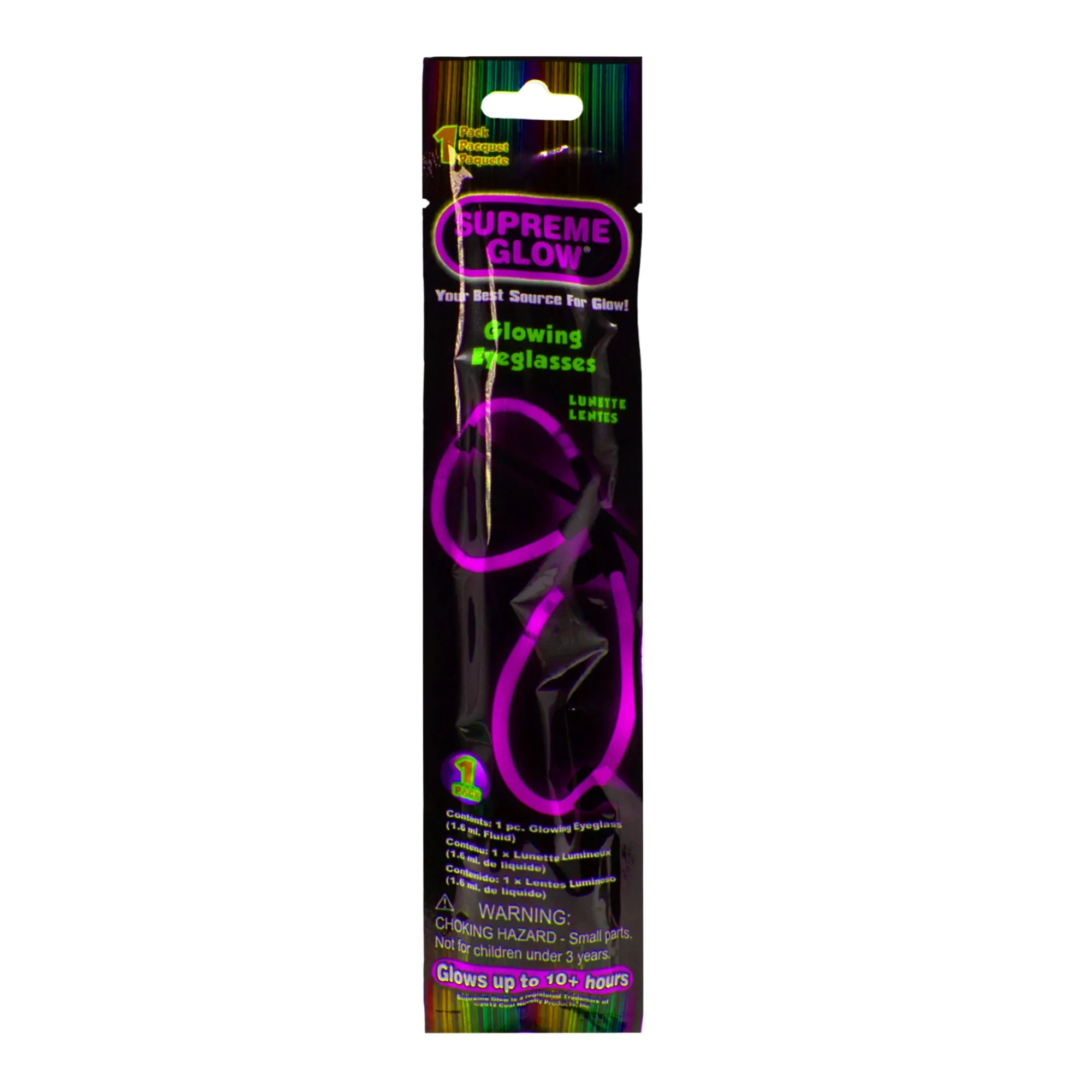 Outlet Windy City Novelties Glow Eyeglasses Pink