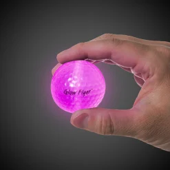 Windy City Novelties Pink Glow Flyer Golf Ball